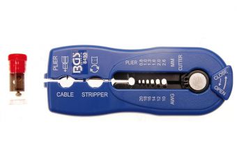 Иструмент для снятия изоляции кабельный стриппер «2-IN-1» | 0,8 - 2,6 мм  (8490)