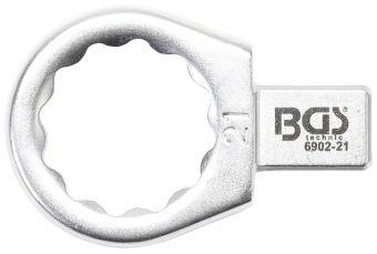 Push Fit Ring Spanner | 21 mm | Square Size 9 x 12 mm (6902-21)