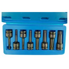 Trieciena uzgaļu komplekts 12,5 mm (1/2 collas) | Spined (XZN) M5 –M18 | 9 gab (S1102)