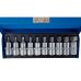 Набор вставок 12,5 мм (1/2") Hex шестигранник H4-H19, 10 шт. (KR122010D)