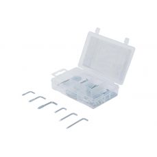 Стальные крюки L-типа ассортимент | 48 шт. (88164)