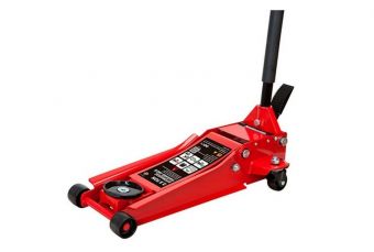 Профессиональный гаражный домкрат 2,5т с ножным насосом. Низкий профиль (TZ830026XT)