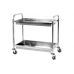 Тележка из нержавеющей стали с 2 полками (YG-09099)