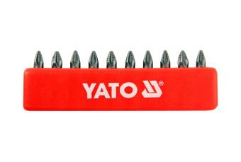 Набор бит крестовых PZ1 1/4" 25мм 10шт (YT-0470)