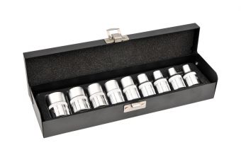 Набор торцевых головок E-Type | 12,5 мм (1/2") | E10 - E24 | 9 шт. (YT-0521)