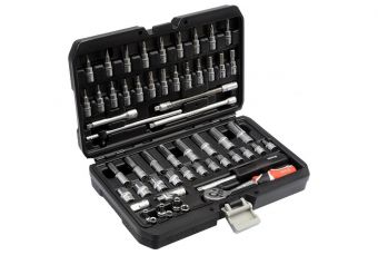 Набор головок | 6,3 мм (1/4") привод | 56 шт. (YT-14501)