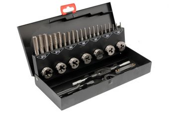 Набор метчиков и плашек | HSS | М3-М12 | 32 шт. (YT-2975)