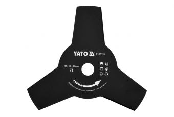 Лезвие для кос и триммеров / 3T | 25.4 x 255 мм (YT-85155)