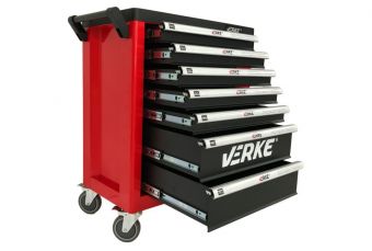 Инструментальная тележка | пустая | с 7 ящиками (V33101)