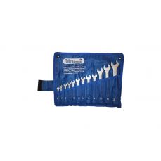 Set of combination rings and open-end wrenches 12 pcs. (6-22) (70CPT012)
