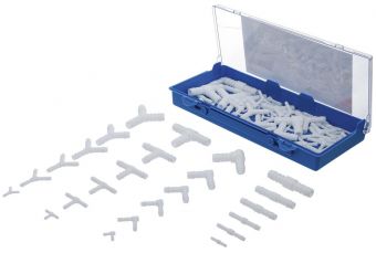 Ассортимент Шланговых Соединителей | Топливостойкий | 100 шт. (8790)