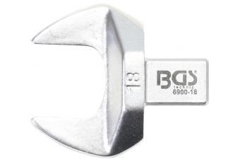 Ievietojiet gredzenveida uzgriežņu atslēgu | atvērta tipa | 18 mm (6900-18)