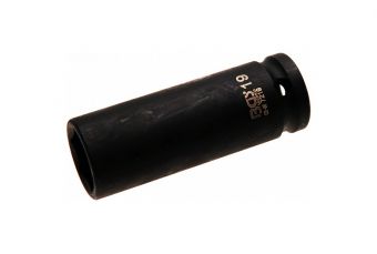 Ударная шестигранная головка, длинная, 12,5 мм (1/2 дюйма), 19 мм (7219)