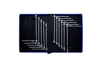 Набор ручек с откидными головками 8-19 мм, 12шт. (8880)