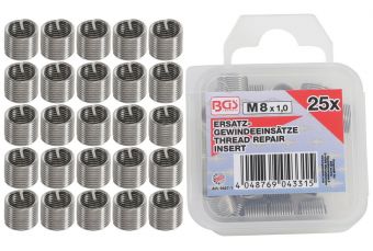 Сменные резьбовые вставки | М8 х 1,0 мм | 25 шт. (9427-1)