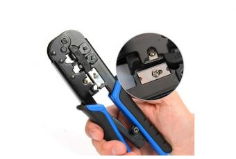 Пассатижи для спрессовки клемм | RJ11, RJ12, RJ45 (CP005)