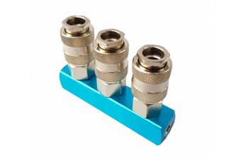 Соединитель быстросъемный тройной | 1/4" (LF-17)