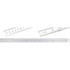 Steel Scale | flexible | Stainless Steel | 0.5 m (50889)