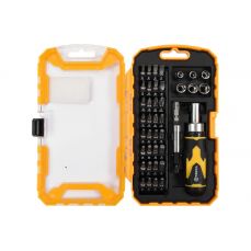 Отвертка реверсивная с набором бит (64385)