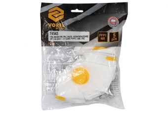 Aizsargmaskas ar vārstu 5 gab. (74543)