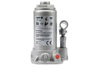 Домкрат гидравлический "Бутылочный" 8Т, 190-365мм TÜV/GS/CE (80042)