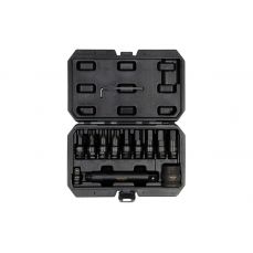 Triecienu galviņu komplekts | 20 mm (3/4") | HEX/TORX (YT-10655)