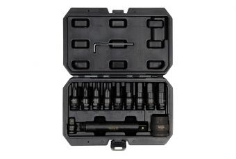 Набор головок ударных | 20 мм (3/4") | HEX/TORX (YT-10655)