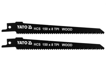 Пильное полотно по дереву HCS150мм 8TPI 2шт (YT-33923)