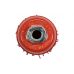 Cup brush 65mm m14 nylon red (YT-47785)