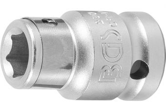 Adaptera uzgalis ar turēšanas bumbu | 12,5 mm (1/2") - iekšējais sešstūris 10 mm (3/8") (290)