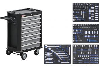 Тележка для мастерских | 8 ящиков | с 293 инструментами (4090)
