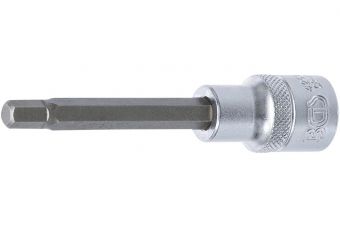 Головка c вставкой | длина 100 мм | 12,5 мм (1/2") | hex шестигранник 7 мм (4262)