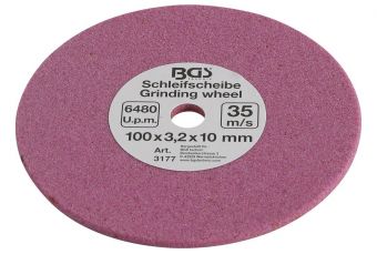Slīpēšanas disks | par BGS 3180 | 100 x 3,2 x 10 mm (3177)