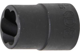 Twist Socket (Spiral Profile) / Screw Extractor | 12.5 mm (1/2") Drive | 15 mm (5266-15)