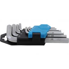 Набор ключей L-типа | короткие | внутренний шестигранник 1,5 - 10 мм | 9 шт. (807)