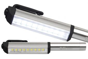 Alumīnija LED rokturis ar 9 LED (8493)