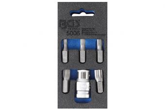 Набор бит для отверток | 10 мм (3/8 ") | Сплайн (для XZN) | 6 шт. бит (5006)