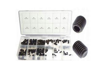 Наб. винтов устан. с плос. концом | 160 шт. (SK01056)