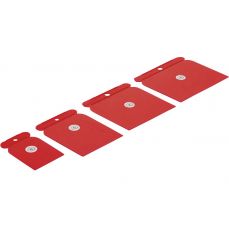 Японский скребок | пластик | 50/80/100/120 мм | 4 шт. (1634)