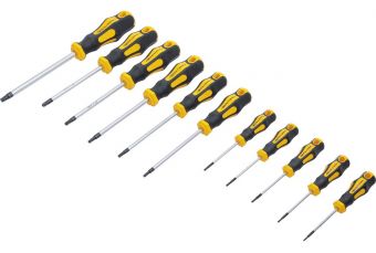 Набор отверток | с отверстием | T-Star (для Torx) T6-T40 | 11 шт. (7845)