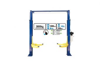 Двухцилиндровый портальный гидравлический подъемник, 3,8 т, 380 В (QJY38G)