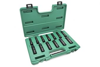 1/2" Dr. Deep thin wall impact socket set 13pcs. (ST34398T)