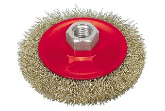Щетка-крацовка плоск. с гайкой М14-100мм (06972)