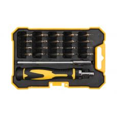 Отвертка с прецизионными битами | 22 шт. (64402)