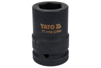 Ударная головка, шестигранная, глубокая | 25 мм (1") | 30 мм (YT-11734)