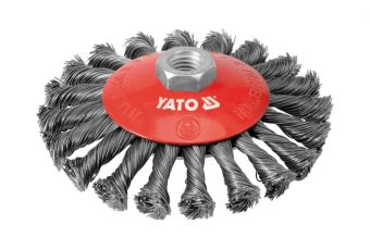 Щетка-крацовка M14 | INOX | 125 mm (YT-4764)