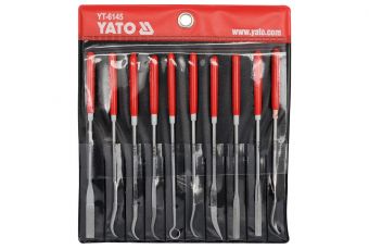 Набор алмазных напильников 3х140х25 мм 10 шт. (YT-6145)