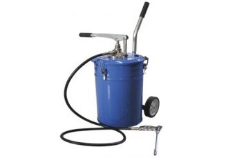 Lubrication container with pump and wheels 20 kg (T1001)