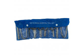 Set of removable keys for car radios (20 pcs) (MHR04136)