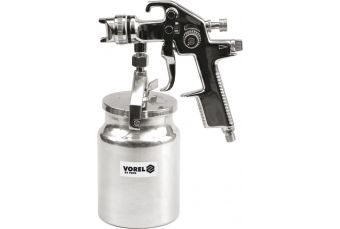 Краскораспылитель с металическим бачком HVLP 1000ml Ø1.4mm (80901)